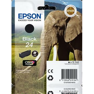 Epson 24 Tintenpatrone Schwarz