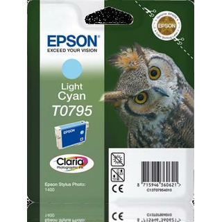 Original Epson Tintenpatrone T0795 Light Cyan C13T079540