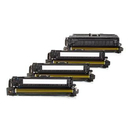 Alternativ zu HP CE250X bis CE253A Toner Spar Set (BK XL , C, M, Y) 4 Stck